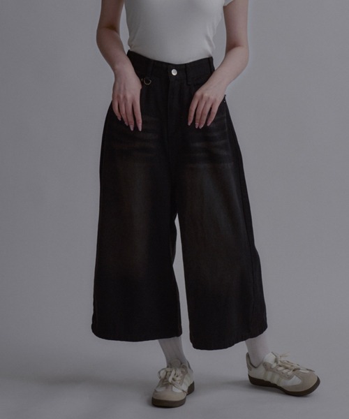 tinkerend（ティンカーエンド）の「【ユニセックス】Vintage Buggy Denim Shorts / ヴィンテージバギーデニムショーツ ハーフパンツ（デニムパンツ・メンズ・ブラック/ブルー・1/3/2）」の21枚目の写真