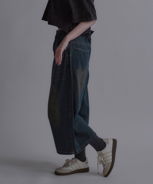 セール】【ユニセックス】Vintage Buggy Denim Shorts
