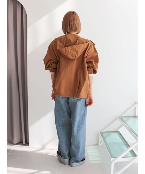 Ungrid（アングリッド）の「タックデザインナイロンブルゾン（ブルゾン・レディース・ブラック/パープル/ベージュ・FREE）」の10枚目の写真