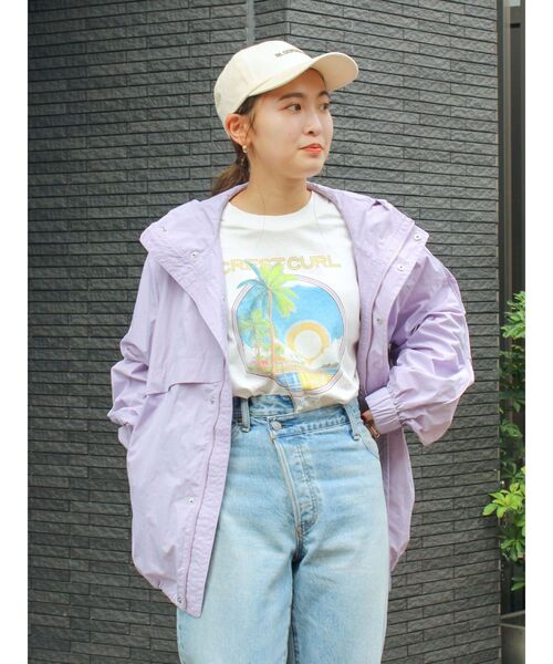 Ungrid（アングリッド）の「タックデザインナイロンブルゾン（ブルゾン・レディース・ブラック/パープル/ベージュ・FREE）」の12枚目の写真