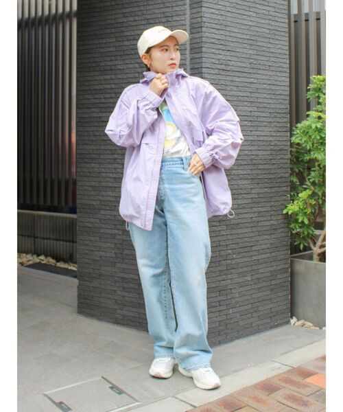 Ungrid（アングリッド）の「タックデザインナイロンブルゾン（ブルゾン・レディース・ブラック/パープル/ベージュ・FREE）」の15枚目の写真