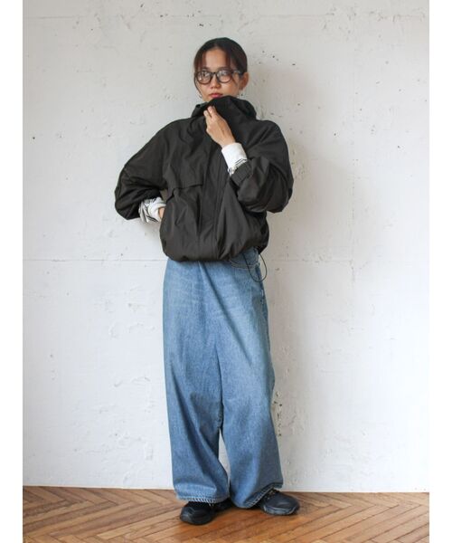 Ungrid（アングリッド）の「タックデザインナイロンブルゾン（ブルゾン・レディース・ブラック/パープル/ベージュ・FREE）」の20枚目の写真