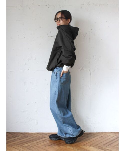 Ungrid（アングリッド）の「タックデザインナイロンブルゾン（ブルゾン・レディース・ブラック/パープル/ベージュ・FREE）」の21枚目の写真