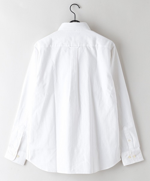 Blue Standard (ブルースタンダード)の「【BLUE STANDARD/ブルースタンダード】レギュラーフィット 楽ケア オックス ボタンダウンシャツ イージーケア ピンポイント防汚加工 時短シャツ(シャツ/ブラウス・メンズ・ネイビー/ホワイト/スミクロ・SMALL/X-LARGE/LARGE/MEDIUM)」の11枚目の写真