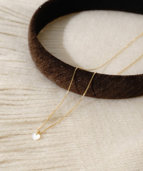 flower（フラワー）の「ミルキーハートネックレス（ネックレス・レディース・ゴールド・FREE）」の14枚目の写真