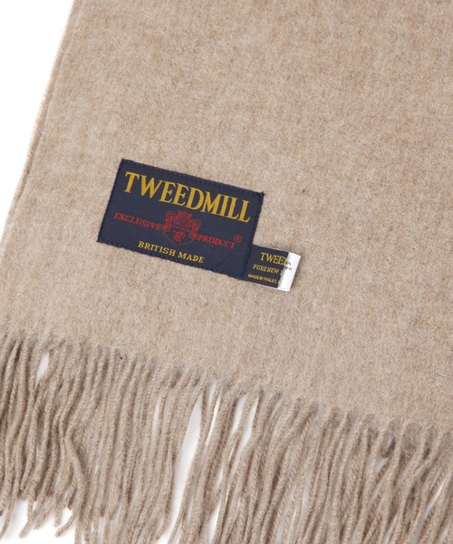 TWEED MILL（ツイードミル）の「【TWEEDMILL】Kneerugストール（ストール/ショール・レディース・オレンジ/ベージュ/ライトグレー/ブラウン/グレー・FREE）」の10枚目の写真