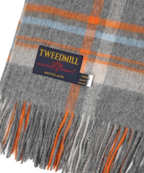 TWEED MILL（ツイードミル）の「【TWEEDMILL】Kneerugストール（ストール/ショール・レディース・オレンジ/ベージュ/ライトグレー/ブラウン/グレー・FREE）」の6枚目の写真
