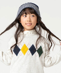 COMME CA ISM（コムサイズム）の「ケーブル柄 ニットキャップ（ニットキャップ/ビーニー）」