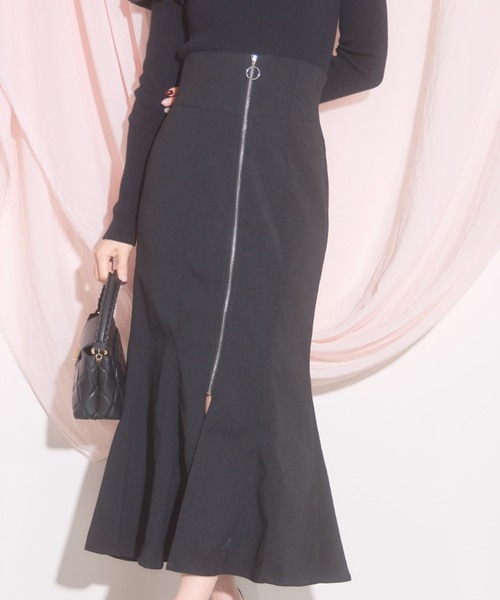 【ZOZO限定】フロントジップマーメイドスカート（スカート）｜tocco closet（トッコ クローゼット）