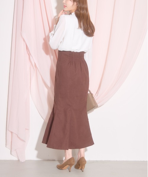 tocco closet(トッコ クローゼット)の「【ZOZO限定】フロントジップマーメイドスカート(スカート・レディース・ブラック/ブラウン/ピンク・M)」の18枚目の写真