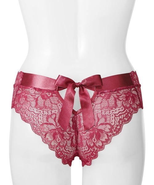 エメフィール♡バックリボン　レース　ショーツ　バイオレット　パンティ エメフィール♡バックリボンレースショーツバイオレットパンティ