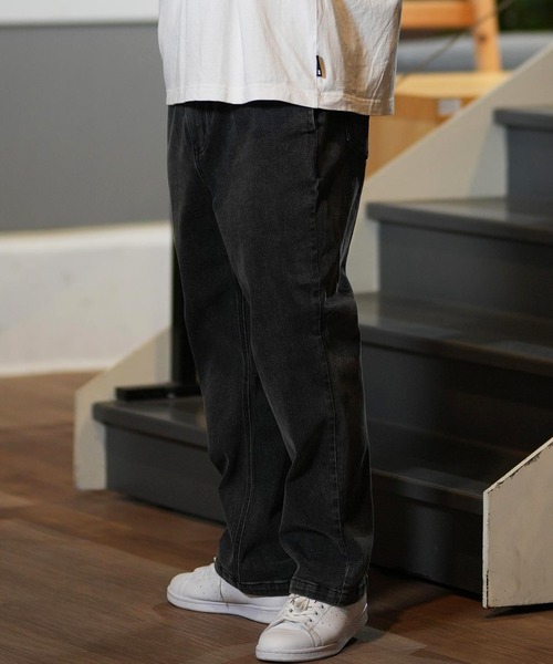 DC（ディーシー）の「DC/ディーシー ワイドパンツ デニム DPT251073（その他パンツ・メンズ・ブラック系その他/ライトインディゴブルー/インディゴブルー・M/XL/L）」の5枚目の写真