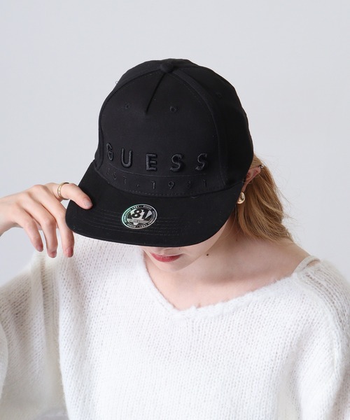 Guess(ゲス)の「GUESS BASEBALL CAP キャップ(キャップ・レディース・ブラック・ONE SIZE)」の11枚目の写真