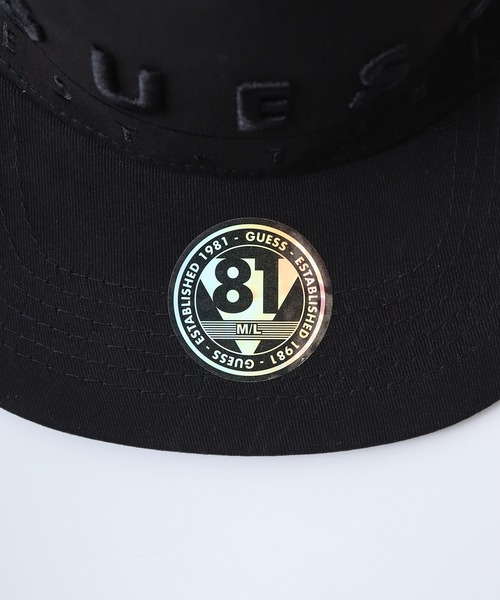 Guess(ゲス)の「GUESS BASEBALL CAP キャップ(キャップ・レディース・ブラック・ONE SIZE)」の9枚目の写真