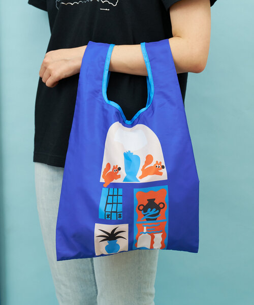 BIRTHDAY BAR(バースデイバー)の「umao×BIRTHDAY BAR マスコットポーチ付きエコバッグ(エコバッグ/サブバッグ・レディース・ブラック/ホワイト・0)」の4枚目の写真