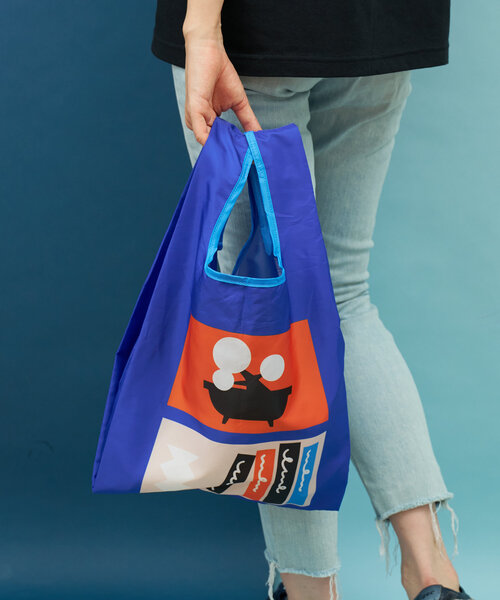 BIRTHDAY BAR(バースデイバー)の「umao×BIRTHDAY BAR マスコットポーチ付きエコバッグ(エコバッグ/サブバッグ・レディース・ブラック/ホワイト・0)」の5枚目の写真