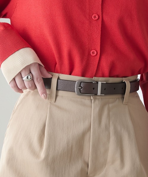 BONLECILL（ボンルシール）の「2wayリバーシブルベルト（ベルト・レディース・ブラック系/ブラック系1/ブラック系2・FREE）」の7枚目の写真