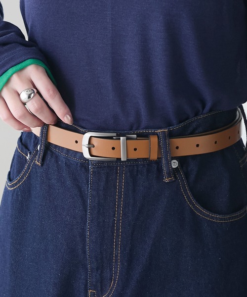 BONLECILL（ボンルシール）の「2wayリバーシブルベルト（ベルト・レディース・ブラック系/ブラック系1/ブラック系2・FREE）」の17枚目の写真