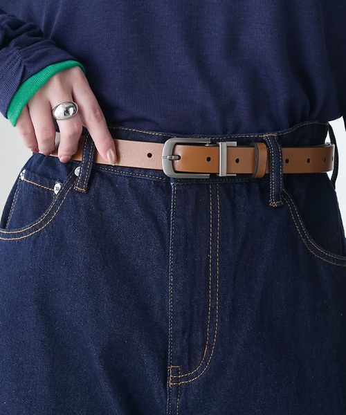 BONLECILL（ボンルシール）の「2wayリバーシブルベルト（ベルト・レディース・ブラック系/ブラック系1/ブラック系2・FREE）」の18枚目の写真