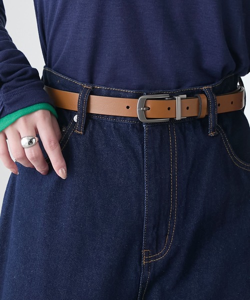 BONLECILL（ボンルシール）の「2wayリバーシブルベルト（ベルト・レディース・ブラック系/ブラック系1/ブラック系2・FREE）」の19枚目の写真