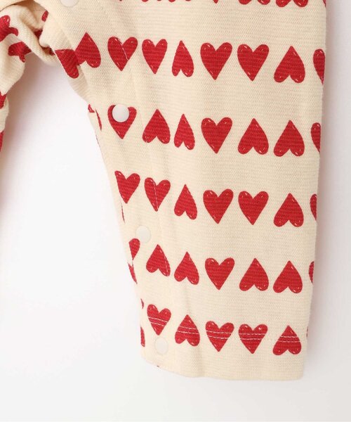 p.premier（ピードットプルミエ）の「スタイセット総柄前あきカバーオール（ロンパース・キッズ・サックスブルー/チャコール/オフホワイト/グリーン/レッド/アイボリー・60/70/80）」の17枚目の写真