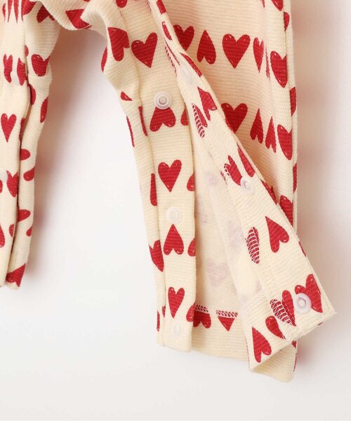 p.premier（ピードットプルミエ）の「スタイセット総柄前あきカバーオール（ロンパース・キッズ・サックスブルー/チャコール/オフホワイト/グリーン/レッド/アイボリー・60/70/80）」の18枚目の写真