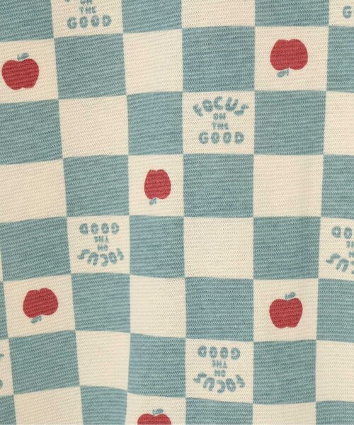 p.premier（ピードットプルミエ）の「スタイセット総柄前あきカバーオール（ロンパース・キッズ・サックスブルー/チャコール/オフホワイト/グリーン/レッド/アイボリー・60/70/80）」の20枚目の写真