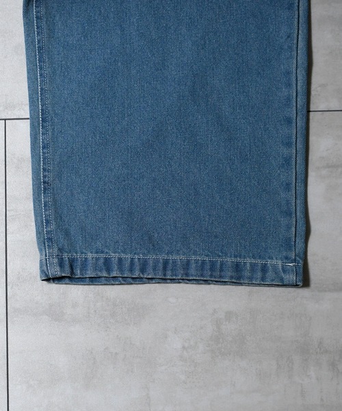 Starting Over(スターティングオーバー)の「vintage like work design loose fit denim overalls/ヴィンテージ ライク ワークデザイン ルーズフィット デニム オーバーオール(サロペット/オーバーオール・メンズ・ライトインディゴブルー/ケミカルウォッシュ/ブラック/ワンウォッシュ・M/L)」の13枚目の写真