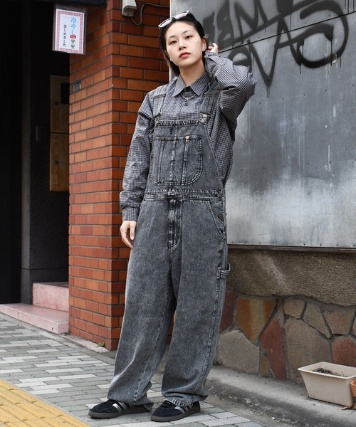 Starting Over(スターティングオーバー)の「vintage like work design loose fit denim overalls/ヴィンテージ ライク ワークデザイン ルーズフィット デニム オーバーオール(サロペット/オーバーオール・メンズ・ライトインディゴブルー/ケミカルウォッシュ/ブラック/ワンウォッシュ・M/L)」の22枚目の写真