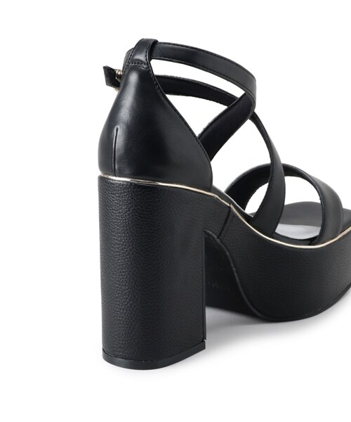 ESPERANZA（エスペランサ）の「【ラク盛り／サンダル】リピーター続出／脚長美脚　クロスストラップサンダル（サンダル・レディース・アイボリー/ベージュ系8/ブラック・LL/S/M/L）」の12枚目の写真