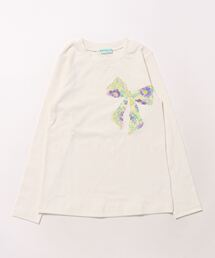 HAKKA KIDS | [ジュニアサイズ]ウォームフライスリボンプリントTシャツ(Tシャツ/カットソー)