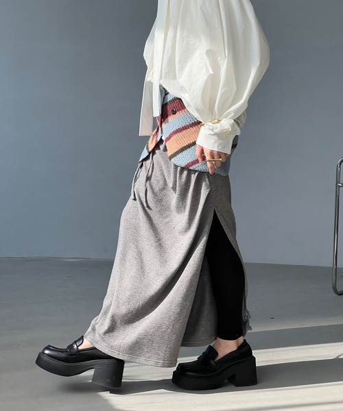 chuclla(チュクラ)の「チャンキーヒール 厚底ローファー chs25s001(ローファー・レディース・ブラック・36/37/38/39/40)」の3枚目の写真