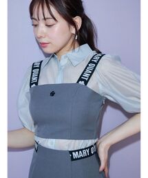 MERCURYDUO | 【MARY QUANTコラボ】ビスチェ付きパフスリーブブラウス【セットアップ着用可】(シャツ/ブラウス)