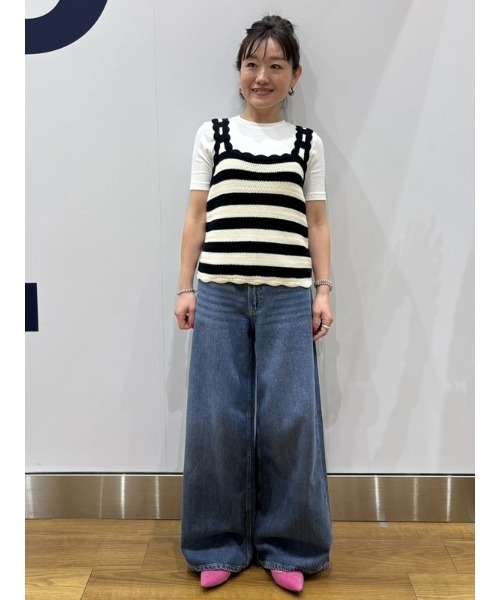 GAP（ギャップ）の「ミッドライズ ウルトラソフト バギーデニム（デニムパンツ・レディース・ブルー・24/27/25/26/23/30/29/28）」の9枚目の写真