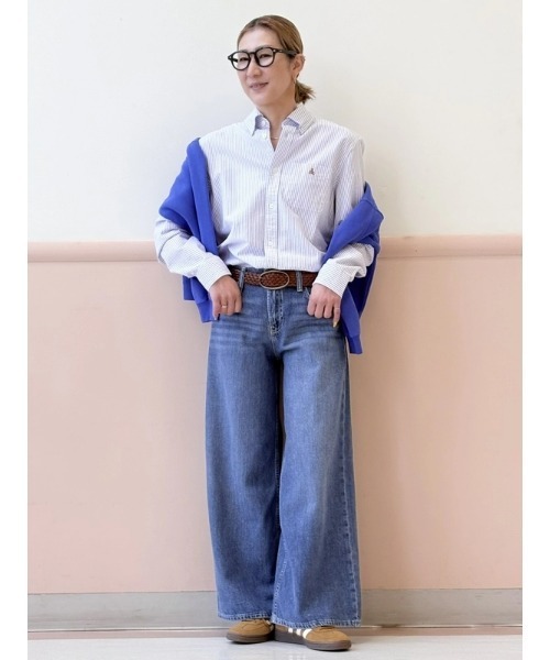 GAP（ギャップ）の「ミッドライズ ウルトラソフト バギーデニム（デニムパンツ・レディース・ブルー・24/27/25/26/23/30/29/28）」の12枚目の写真
