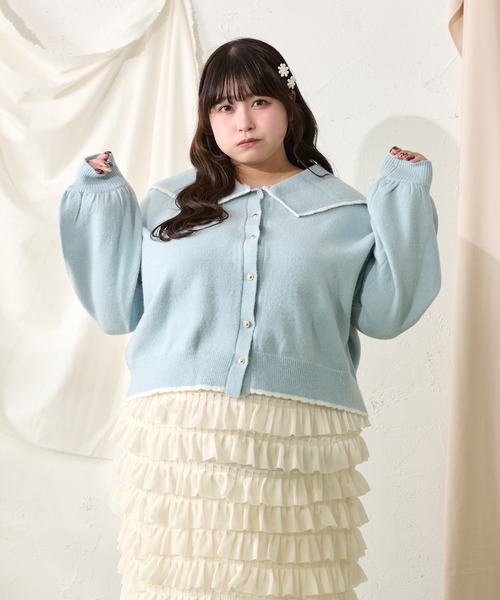 Louiosy（ルオシー）の「【大きいサイズ】スカラップカラー