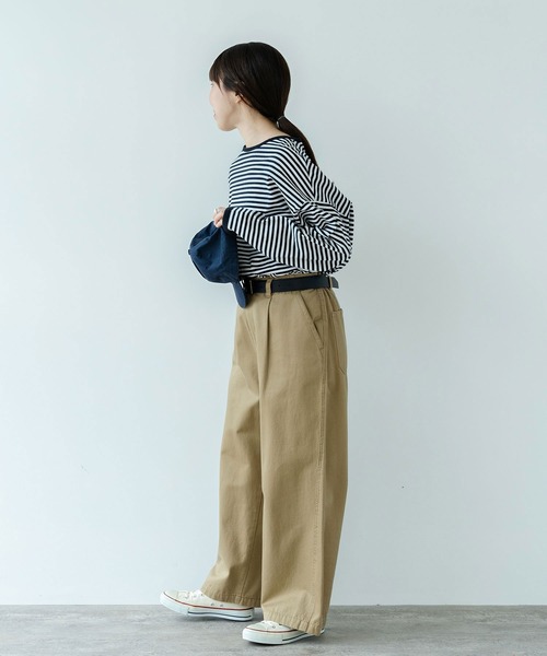PAR ICI（パーリッシィ）の「チノ後ろゴム タックパンツ