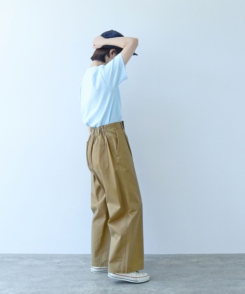 ご購入予定です！【新品未使用】PAR ICI パーリッシィ チノ パンツ チノ後ろゴム タックパンツ（チノパンツ）｜PAR ICI