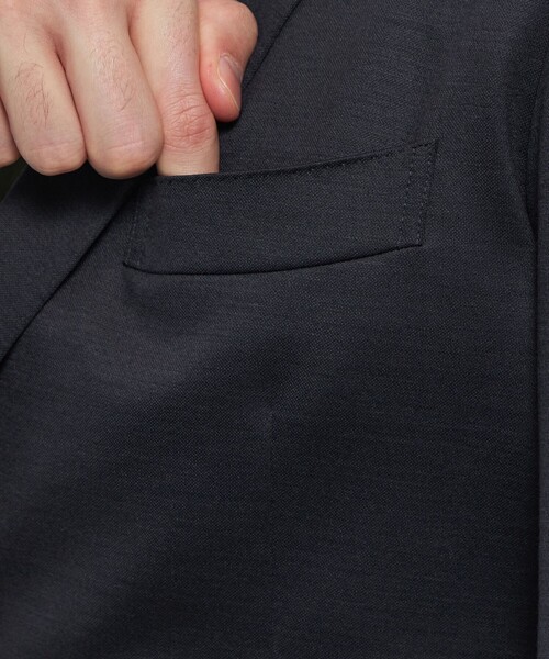 MACKINTOSH LONDON(マッキントッシュ ロンドン)の「【FLEX JERSEY】ハイゲージジャカードセットアップジャケット(テーラードジャケット・メンズ・ネイビー・38/36/40)」の6枚目の写真