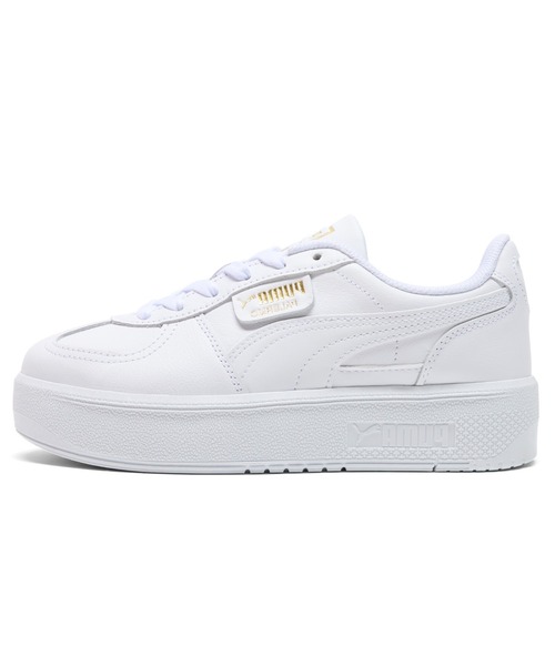 PUMA(プーマ)の「PUMA プーマ ウィメンズ パレルモ エレベータ レザー スニーカー(スニーカー・レディース・ブラック系その他/ホワイト/ホワイト系その他・24.5cm/24.0cm/23.5cm/26.0cm/25.5cm/25.0cm/23.0cm/22.5cm/22.0cm)」の2枚目の写真