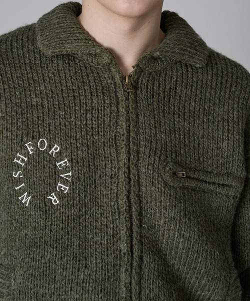 デトロイトニットジャケット DETROIT KNIT JACKET DETROIT WOOL BLEND KNIT JACKET/デトロイトウールブレンド