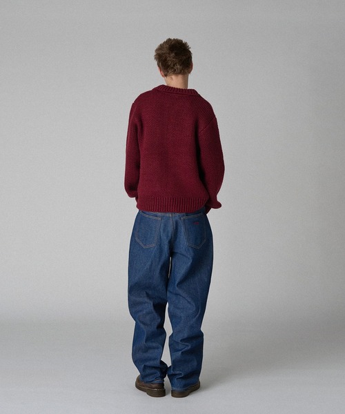 DETROIT WOOL BLEND KNIT JACKET/デトロイトウールブレンドニット 