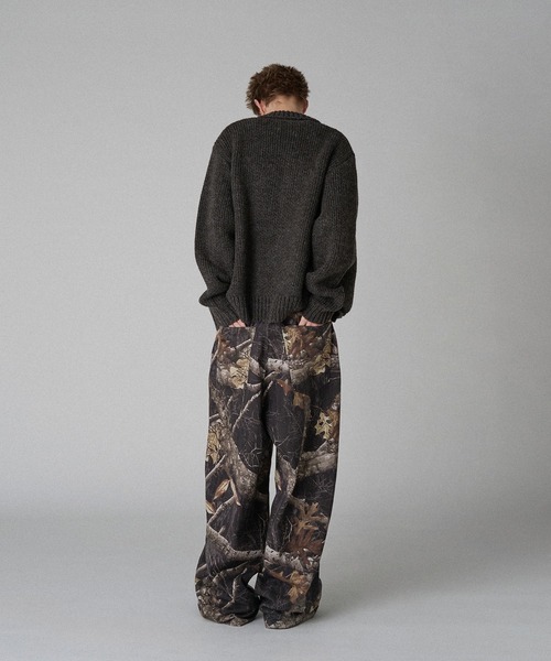 WISH FOR EVER(ウィッシュフォーエバー)の「DETROIT WOOL BLEND KNIT JACKET/デトロイトウールブレンドニットジャケット(ニット/セーター・メンズ・ワインレッド/オリーブ/チャコールグレー・SMALL/MEDIUM/LARGE)」の11枚目の写真