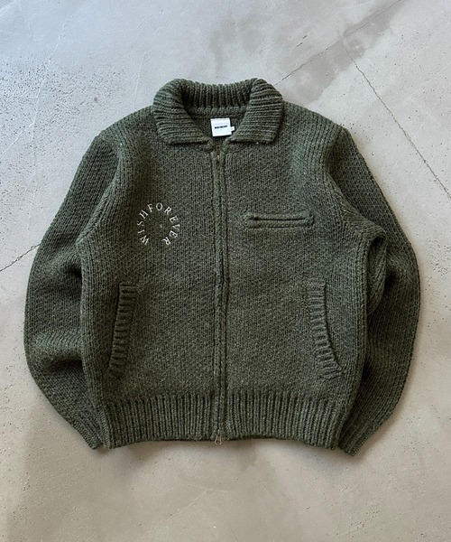 DETROIT WOOL BLEND KNIT JACKET/デトロイトウールブレンド
