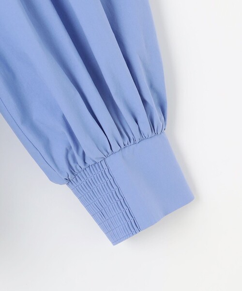 23区（ニジュウサンク）の「【SLOW/一部店舗限定】タンブラーコットンブロード ブラウス（シャツ/ブラウス・レディース・ホワイト系/ダルブルー系/ブルー系・40/38）」の10枚目の写真