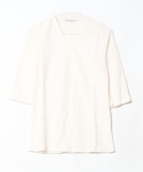 INNOCENT(イノセント)の「『Growth by Grail』Vネックデザイン7分カットソー(Tシャツ/カットソー・メンズ・その他3/その他1・LARGE/MEDIUM)」の2枚目の写真