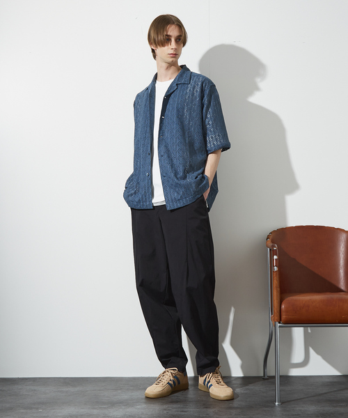 ABAHOUSE(アバハウス)の「【セットアップ対応】TUCK&DARTS ワイドテーパードパンツ(その他パンツ・メンズ・ブラック/ベージュ・46/48)」の19枚目の写真