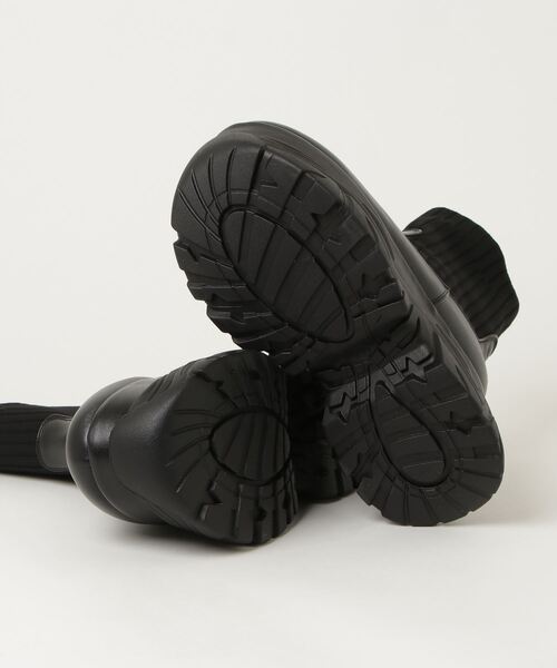 LOVEHUNTER（ラブハンター）の「+9.5cm 軽量厚底 ソックススニーカーブーツ（ブーツ・レディース・ブラック/ブラック系1/ブラック系2・M/L/LL/S）」の9枚目の写真