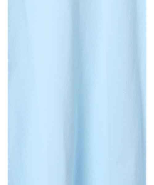 Samansa Mos2（サマンサ モスモス）の「◎柄アソートロゴロンT（Tシャツ/カットソー・レディース・イエロー/ブラウン/オフホワイト/ブルー/チャコールグレー/サックスブルー・F）」の16枚目の写真