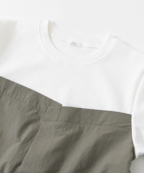 ITEMS URBANRESEARCH(アイテムズ アーバンリサーチ)の「ドッキングナイロンワンピース(ワンピース・レディース・カーキ/チャコールグレー・FREE)」の7枚目の写真